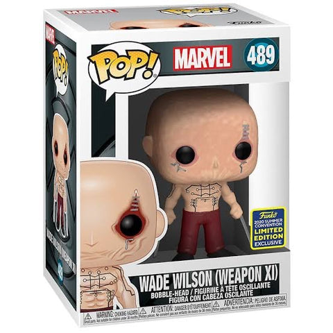 Funko Pop! Marvel Wade Wilson (Weapon XI) 489 SDCC 2020 LIMITED EDITION