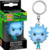 Pocket Pop! Keychain Rick and Morty Hologram Rick Clone