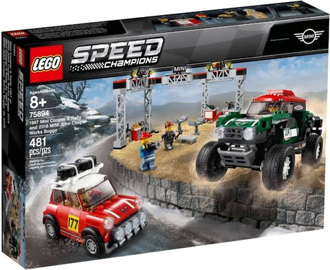 LEGO Speed Champions Mini Cooper S Rally de 1967 y MINI John Cooper Works Buggy de 2018 75894