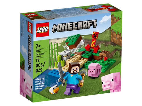 Lego Minecraft La Emboscada del Creeper 21177