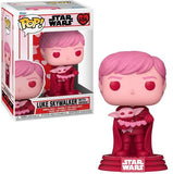 Funko Pop! Star Wars: The Mandalorian Luke Skywalker with Grogu Pink  494