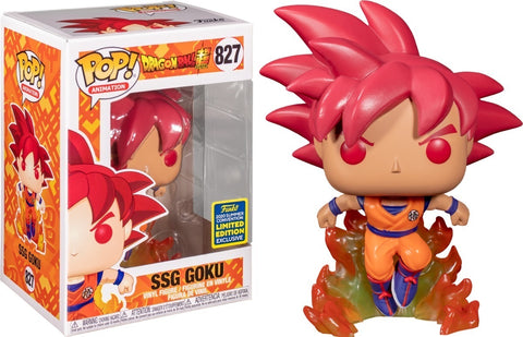 Funko Pop! Dragon Ball Z SSG Goku 827 2020 Summer Convention Limited Edition Exclusive