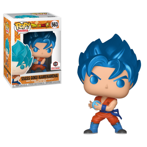 Funko Pop! Dragon Ball Z SSGSS Goku (Kamehameha) 563 Exclusive CC