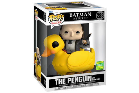 Funko Pop! Rides Batman Returns The Penguin and Duck Ride 2022 Summer Convention Exclusive Figure 288