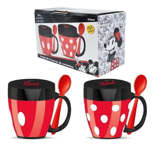 Taza Mickey and Minnie Mouse