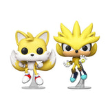 Funko Pop! Sonic the Hedgehog Super Tails & Super Silver 2 Pack Special Edition
