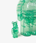 Bearbrick x Coca-Cola Georgia Green 100% & 400% Set