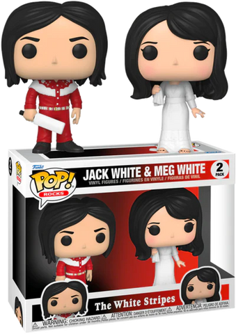 Funko Pop! The White Stripes Jack White & Meg White  2Pack