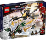 Lego Marvel Spider Man No Way Home Studios Duelo del Dron de Spider Man 76195