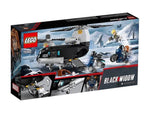 Lego Marvel Vengadores Persecución en Helicóptero de Viuda Negra 76162