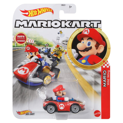 Hot Wheels Mariokart Mario Wild Wings Kart Die Cast Toty Ganador!