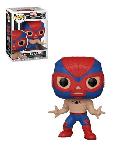 Funko Pop! Marvel Lucha Libre Edition  El Aracno Spider-Man 706