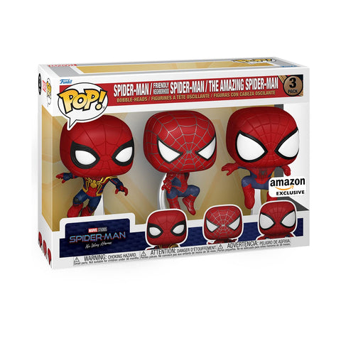 Funko Pop! Marvel: Spider-Man: No Way Home - Paquete de 3, exclusivo de Amazon