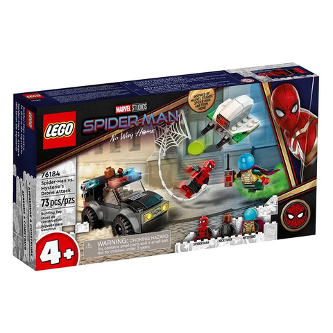 Lego Marvel Studios Spider Man No Way Home Spider-Man vs. Ataque del Dron de Mysterio 76184