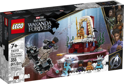 Lego Marvel Black Panther Wakanda Forever Sala del Trono del Rey Namor
