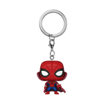 Funko Pop Keychain: What If - Spiderman Zombie Hunter Llavero