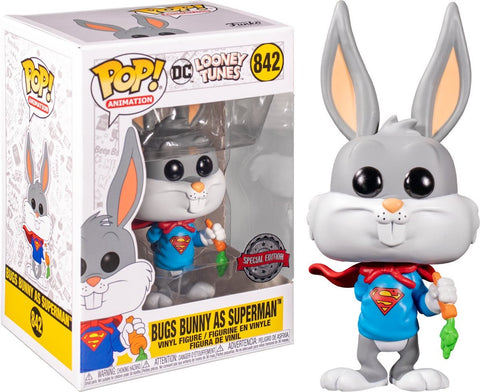 Funko Pop! DC Looney Tunes Bigs Bunny as Superman 842 Special Edition