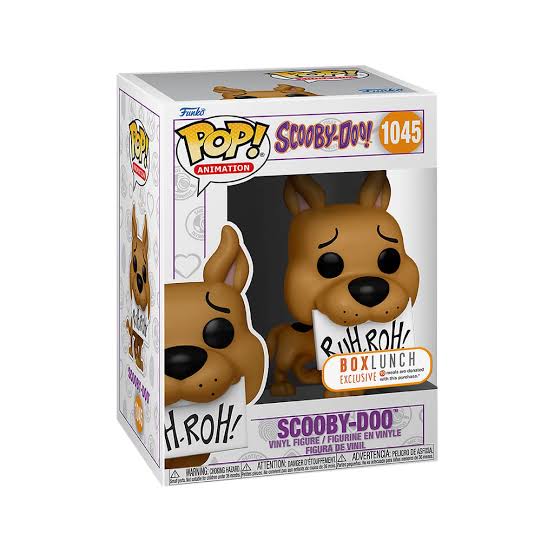 Funko Pop! Scooby-Doo - Scooby-Doo with Ruh-Roh! Sign 1045 Box lunch ...
