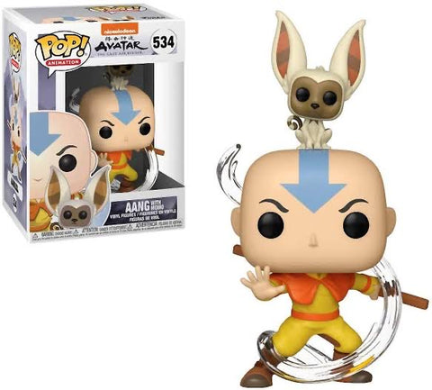 Funko Pop! Avatar The Last Airbender Aang with Momo 534